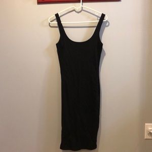 Black cotton dress